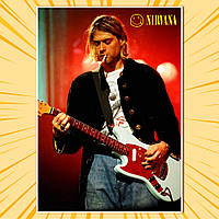 Плакат А4 Рок Nirvana 006