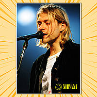 Плакат А4 Рок Nirvana 007