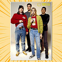 Плакат А4 Рок Nirvana 008