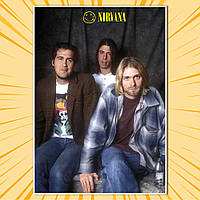 Плакат А4 Рок Nirvana 009