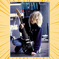 Плакат А4 Рок Nirvana 014