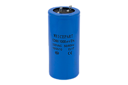 Конденсатор пусковий CD60 1000 мкФ 300 V з клемами, Whicepart