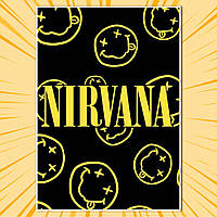 Плакат А4 Рок Nirvana 017
