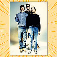 Плакат А4 Рок Nirvana 018