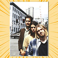 Плакат А4 Рок Nirvana 020