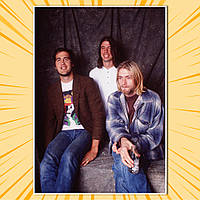 Плакат А4 Рок Nirvana 022