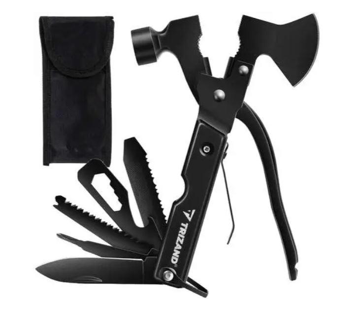 Мультитул 17-в-1 Trizand 21636 багатофункціональний інструмент із сокирою