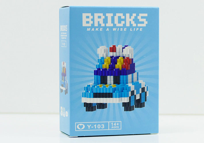 Конструктор Mini Bricks Фігурка Поліцейська Машина Міні Блоки (00969)