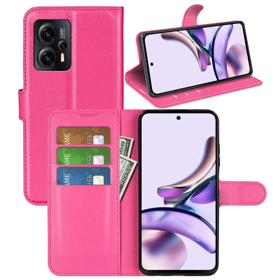 Чохол-книжка Litchie Wallet для Motorola G13 / G23 / G53 5G Rose