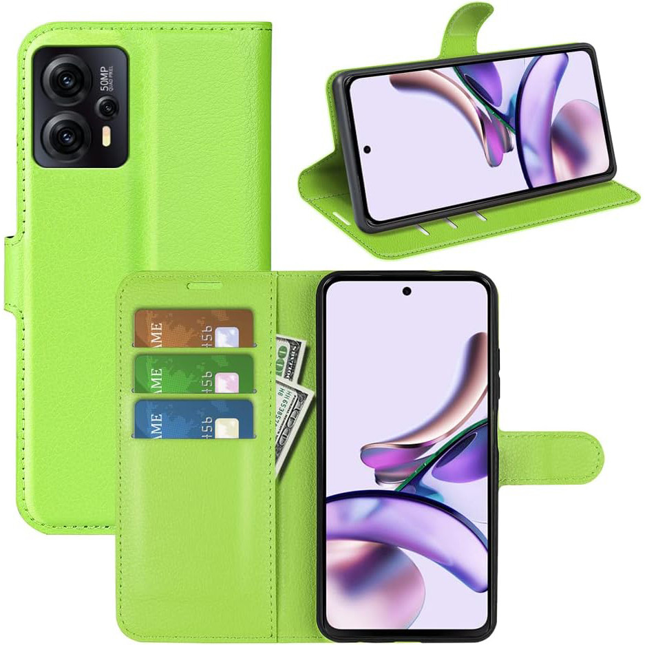 Чохол-книжка Litchie Wallet для Motorola G13 / G23 / G53 5G Light Green