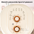 Мультипіч аерогриль Gold diamond TK09906 8л Beige аерофритюрниця з антипригарним покриттям з таймером, фото 7