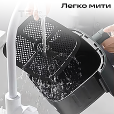 Мультипіч аерогриль Gold diamond TK09906 8л Beige аерофритюрниця з антипригарним покриттям з таймером, фото 3