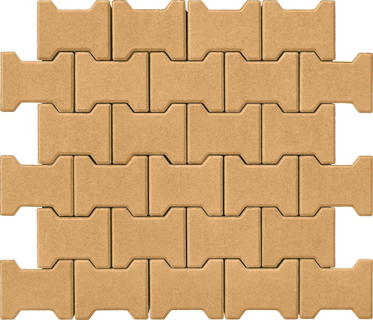 Тротуарна плитка Подвійна «Т» 100 сахара