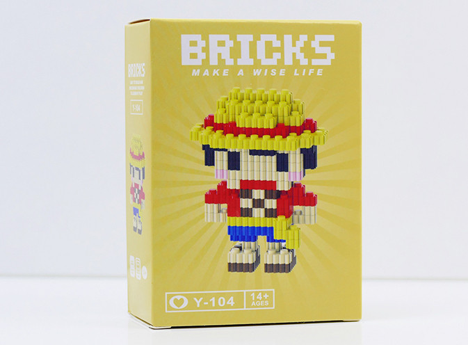 Конструктор Mini Bricks Фігурка Аніме Луфі One Piece Міні Блоки (00971)