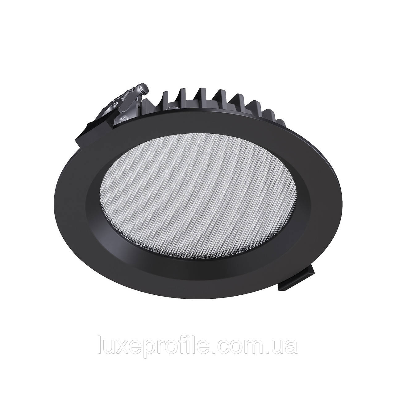 Точковий врізний LED світильник Ø135мм TWS08 (чор) 13W