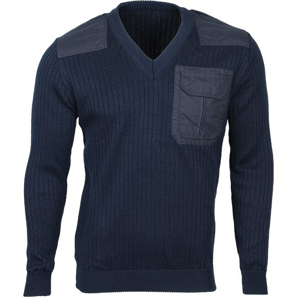 Светр формений Синій V-подібний (ТІЛЬКИ 56 ТА 58 РОЗМІРИ)