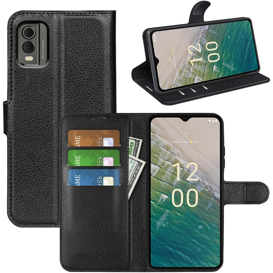 Чохол-книжка Litchie Wallet для Nokia C32 Black