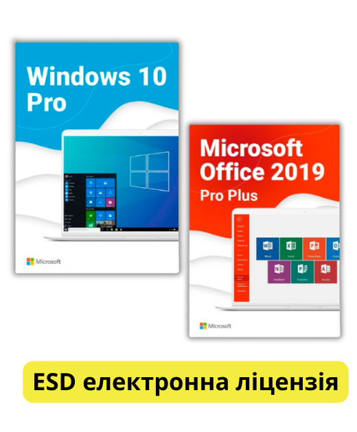 Операційна система Windows 10 PRO Професійна + Office 2019 Pro Plus на ...