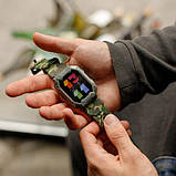 Чоловічий розумний годинник Smart UWatch Military (Камуфляж), фото 5