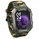 Чоловічий розумний годинник Smart UWatch Military (Камуфляж), фото 8