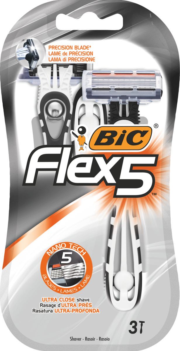 Набір бритв BIC Flex 5 без змінних катриджів 3 шт. (БІК)