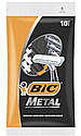 Набір бритв BIC Metal без змінних картриджів 10шт. (БІК), фото 5