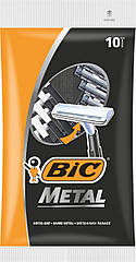 Набір бритв BIC Metal без змінних картриджів 10шт. (БІК)