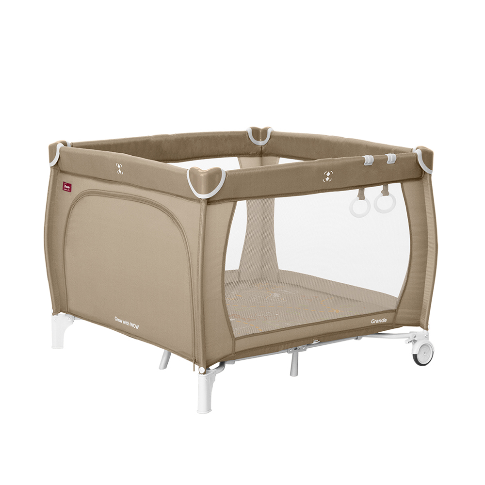 Манеж дитячий Carrello Grande CRL-11504/1 Sand Beige 99*99см, фото 1