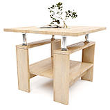 Стіл журнальний СЖ-2 венге темний Еверест (60х60х47 см), фото 4