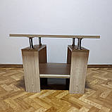 Стіл журнальний СЖ-2 дуб сонома Еверест (60х60х47 см), фото 2