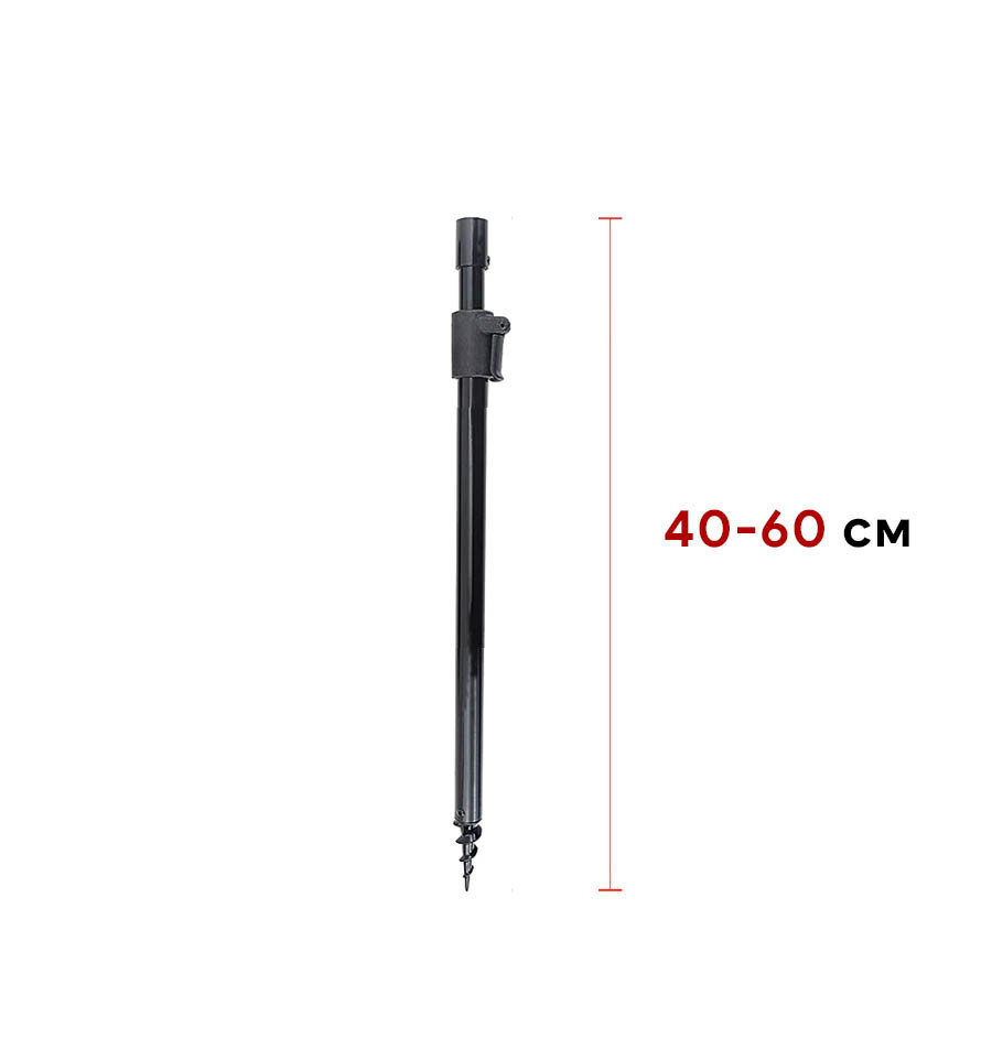 Стійка телескопічна World4Carp з буром 40-60 см, фото 1