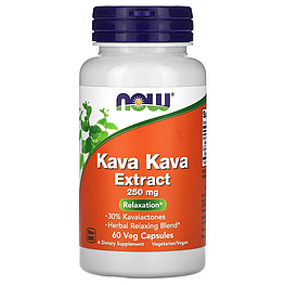 Kava Kava Extract 250 мг Now Foods 60 капсул
