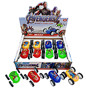 Міні машинка перевертається Супергерої 6.5 см.
