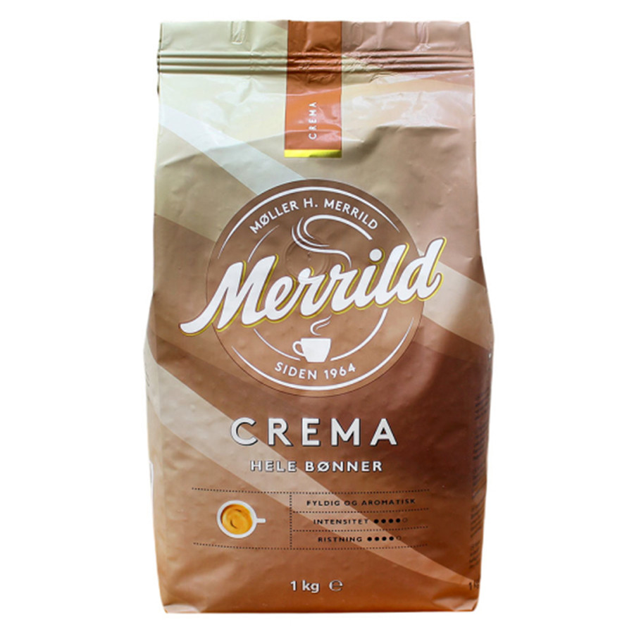 Зернова кава Merrild crema Arabica 100%, 1 кг, фото 1