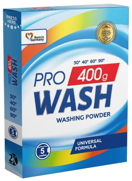 Прал. порошок 400г універ. "ProWash"(8)
