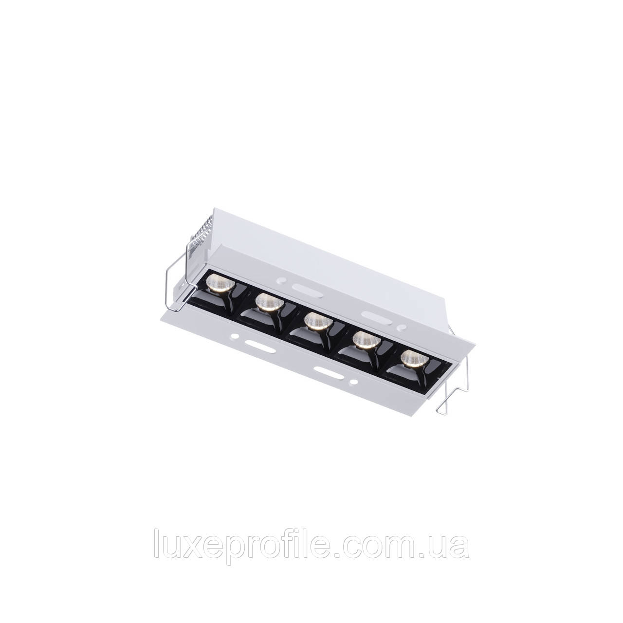 Точковий врізний LED світильник квадратний TWS010 (б/п) 10W 3000K