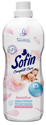 Кондиціонер для білизни "Sofin Global" 800мл Sensetive