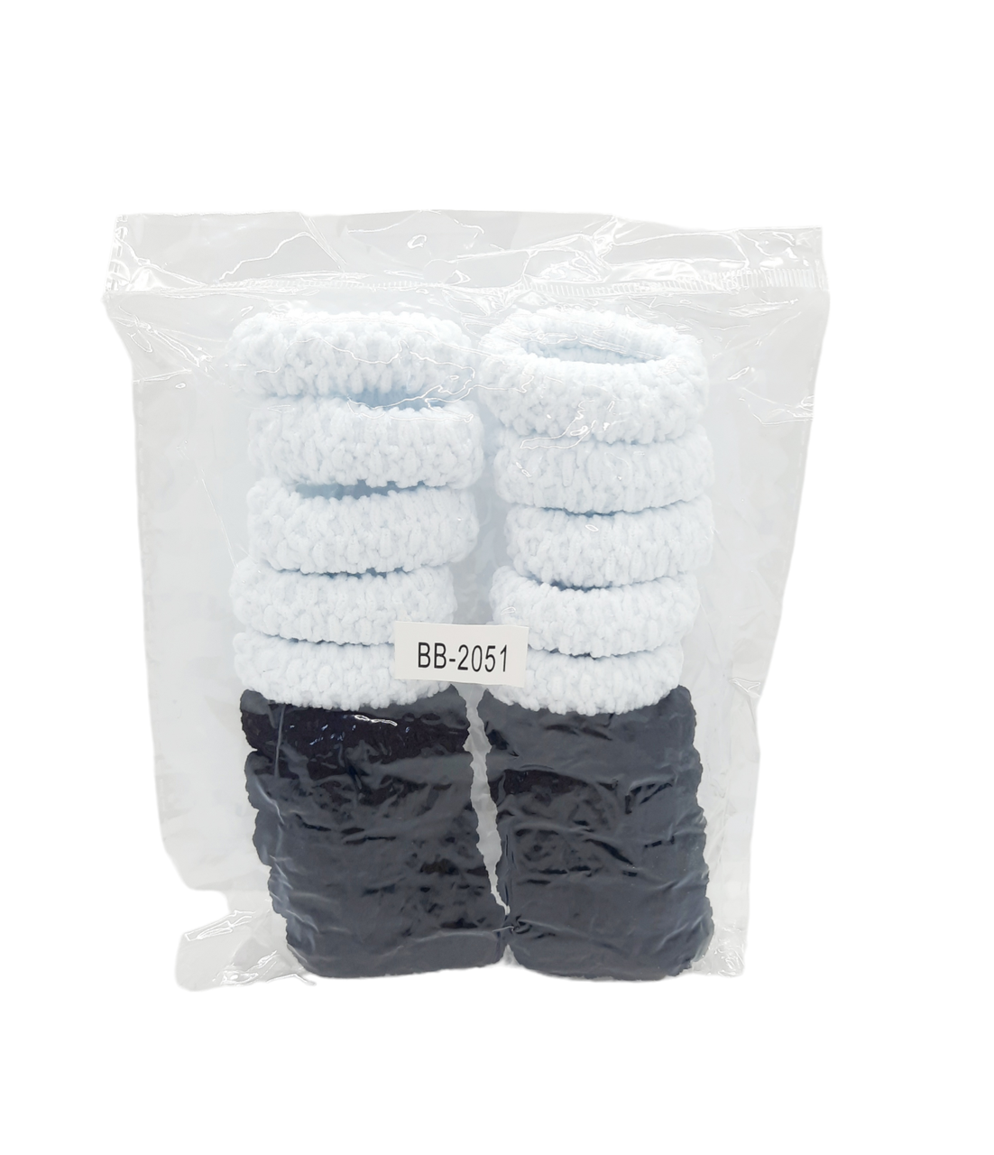 Безшовні резинки чорні та білі, фото 1