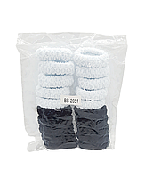 Безшовні резинки чорні та білі