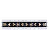Точковий врізний LED світильник квадратний TWS010 (б/п) 20W 3000K, фото 3