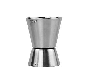 Джиггер барний 15/30 мл Джиггери з нержавіючої Мірний джигер Джиггер для кави Барний мірний стакан, фото 1