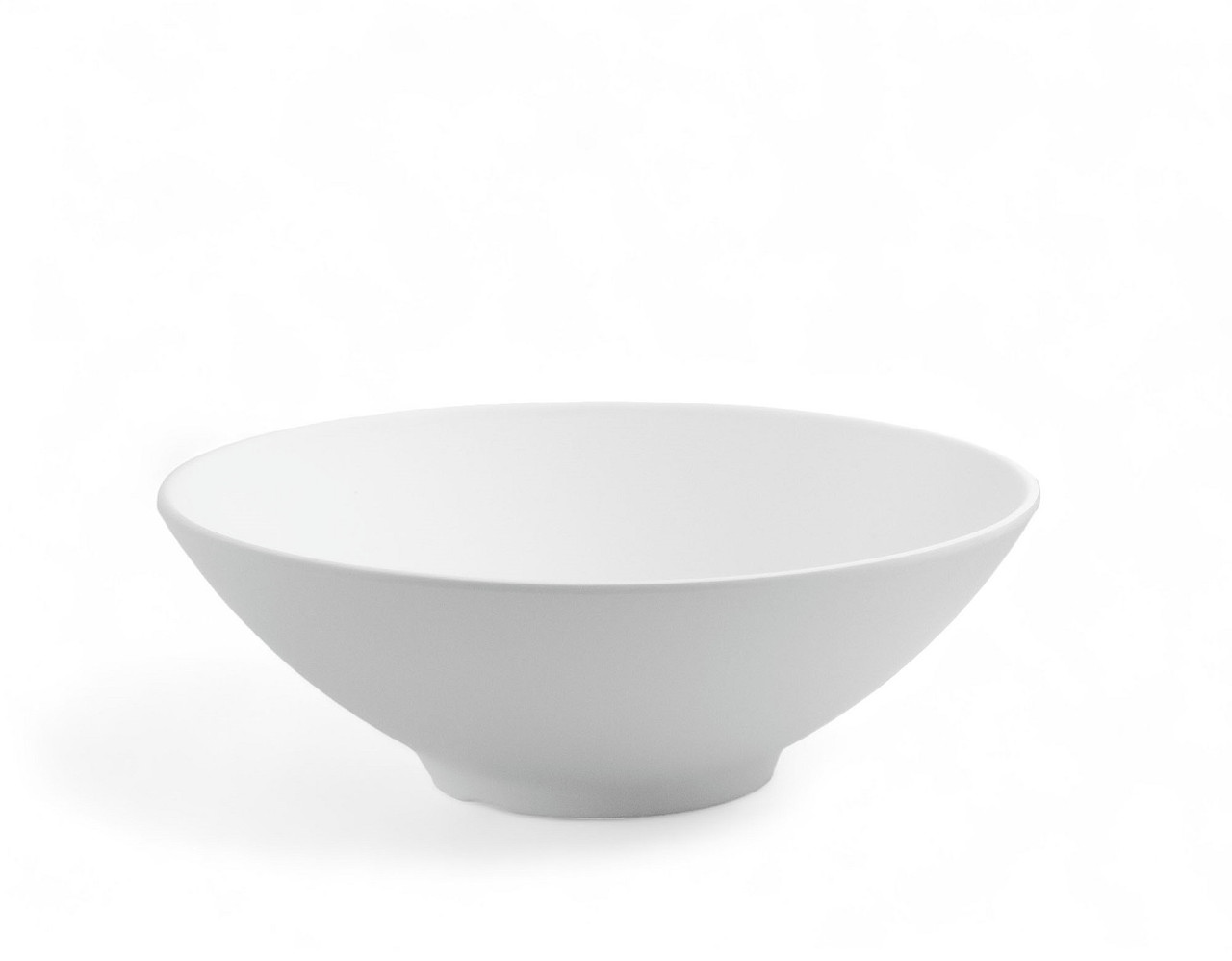 Салатник глибокий з меламіну білий 800мл багаторазовий посуд не биткий для басейну яхти кейтеринга