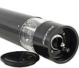 Млин для спецій Kamille електричний 22 см, чорний, фото 3