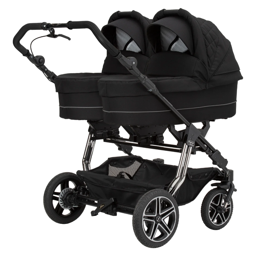 Коляска 2 в 1 для двійнят Hartan Two Select Black Edition