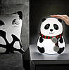 Нічний LED світильник силіконовий Панда з акумулятором, фото 5