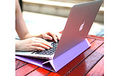 Чохол із преміальної шкіри для ноутбука до 15.6 дюймів з функцією підставки