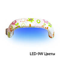 LED лампа для гель-лака mini, 9 ВТ Зебра Цветы