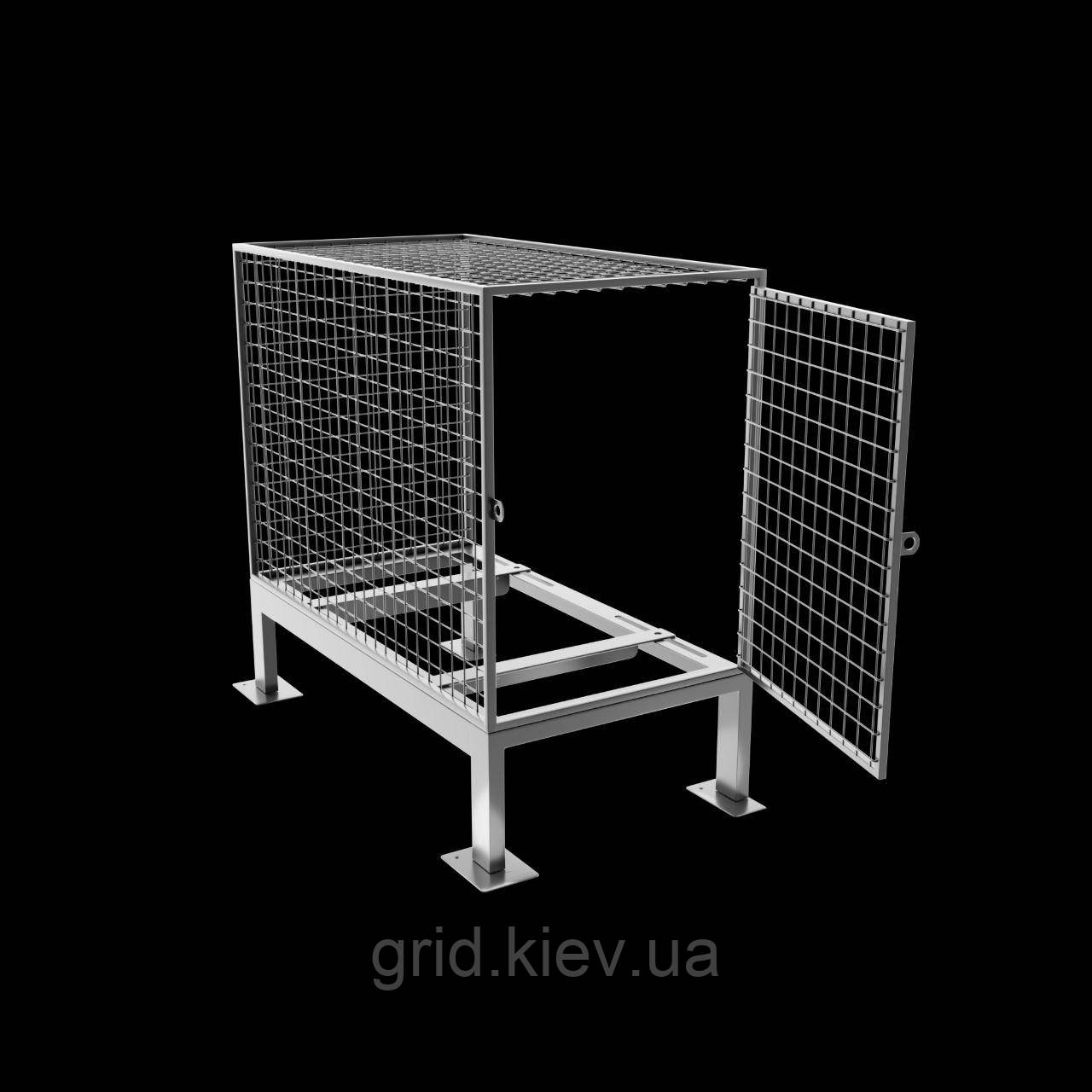 Комплект Решітка сітчаста + Підставка універсальна 1000х1000/500+250 з дверцятами для блоків обладнання