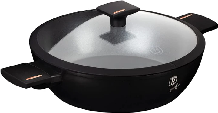 Сотейник із кришкою 3.8 л із кованого алюмінію Berlinger Haus Monaco Collection BH 7090, фото 1