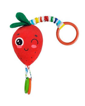 Іграшка м'яконабивна "Бразразок-підвіска з прорізувачем Полуниця" MC110604-18 G-Rich